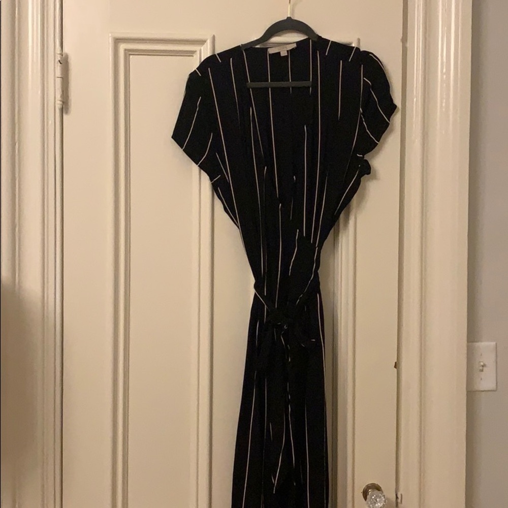Fun and flattering wrap dress.